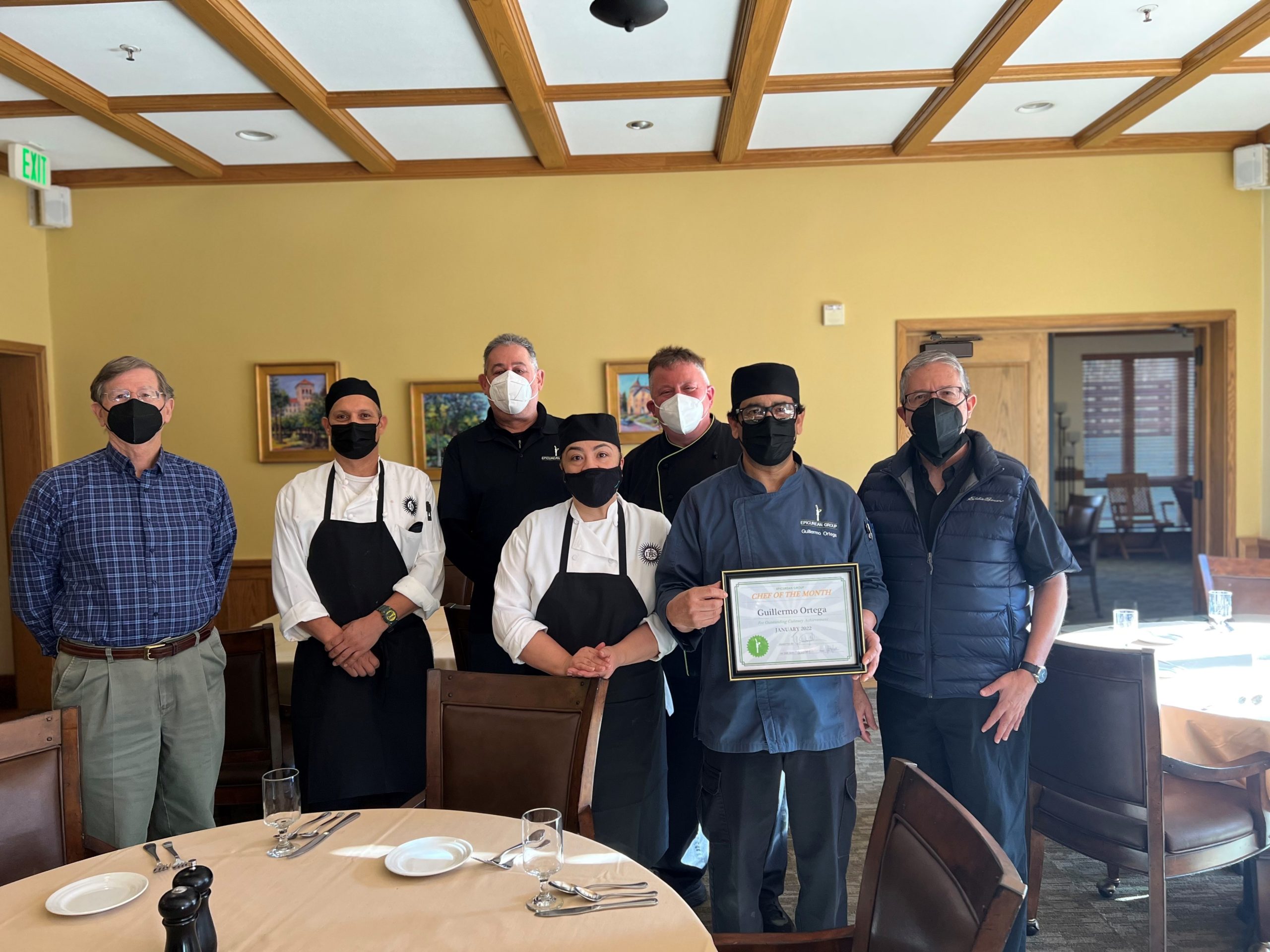 Guillermo Ortega awarded as January 2022 Chef of the Month