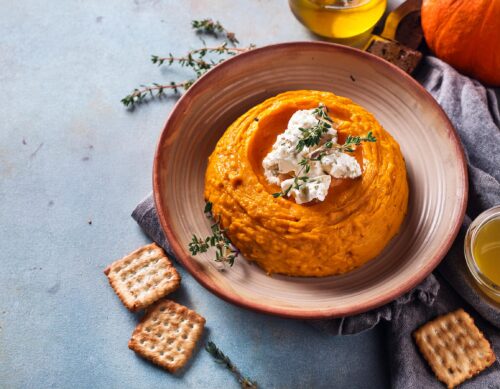 pumpkin smash feta