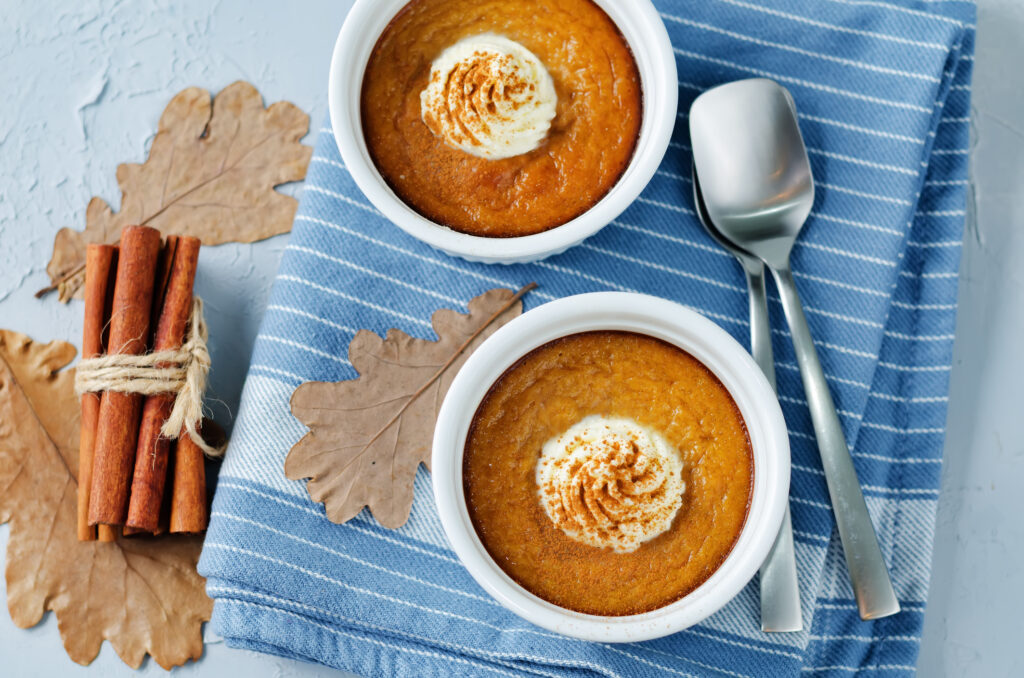 Baked Pumpkin pudding